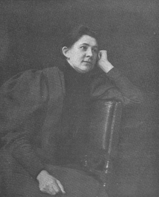 Picture of Ida M. Tarbell seated.