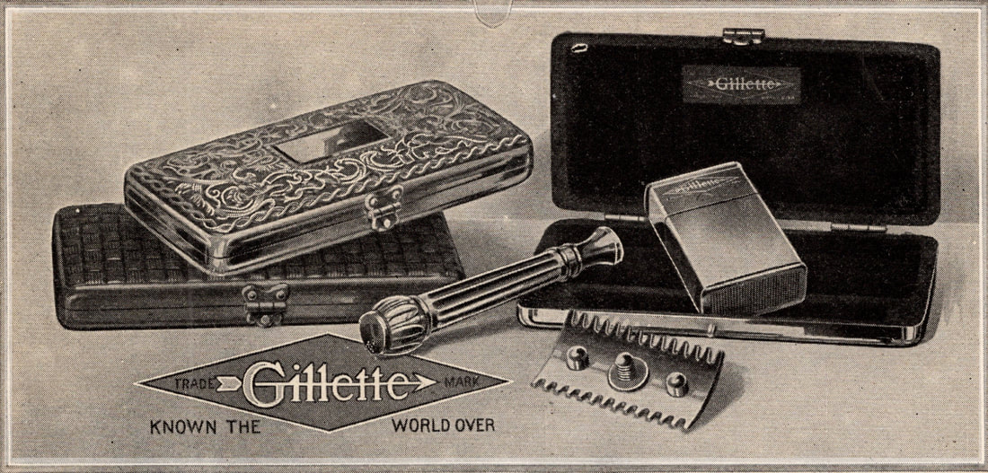 Picture from 1909 - 01 - 00 - System: The Magazine of Business. Advertisement for Gillette Safety Razor.