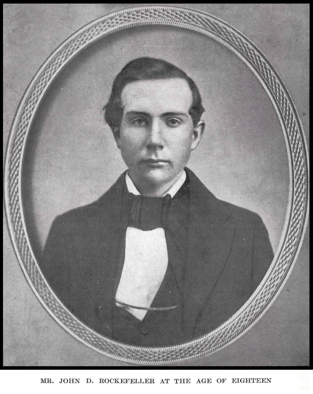 Picture of early portrait of John D. Rockefeller Sr.