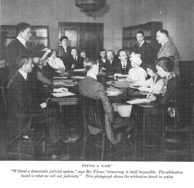 Image of employee council at Filene's & Sons Company.