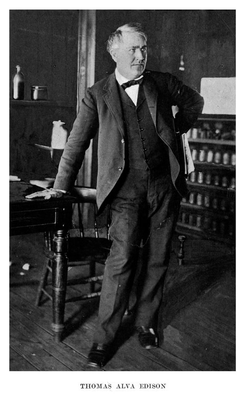 Picture of Thomas Edison in the Public Domain from 