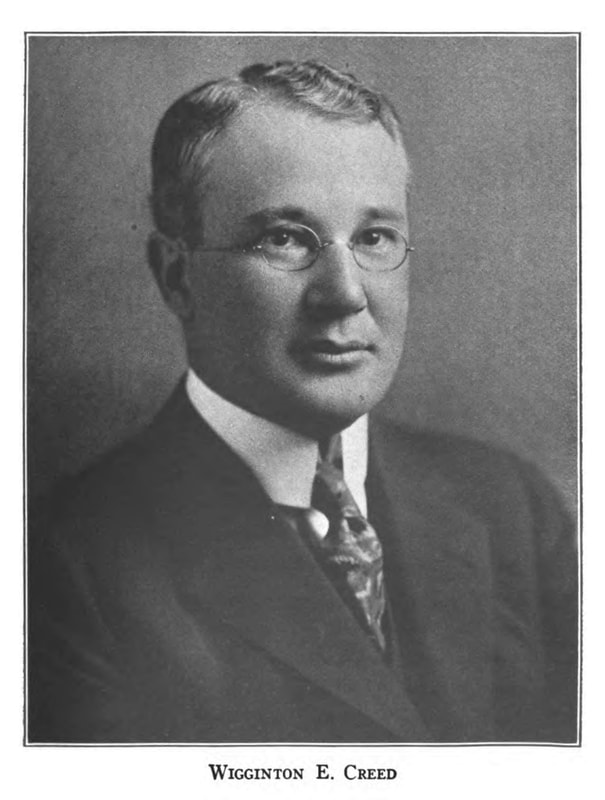 Picture of Wigginton Ellis Creed, President of Pacific Gas and Electric Company circa 1923.