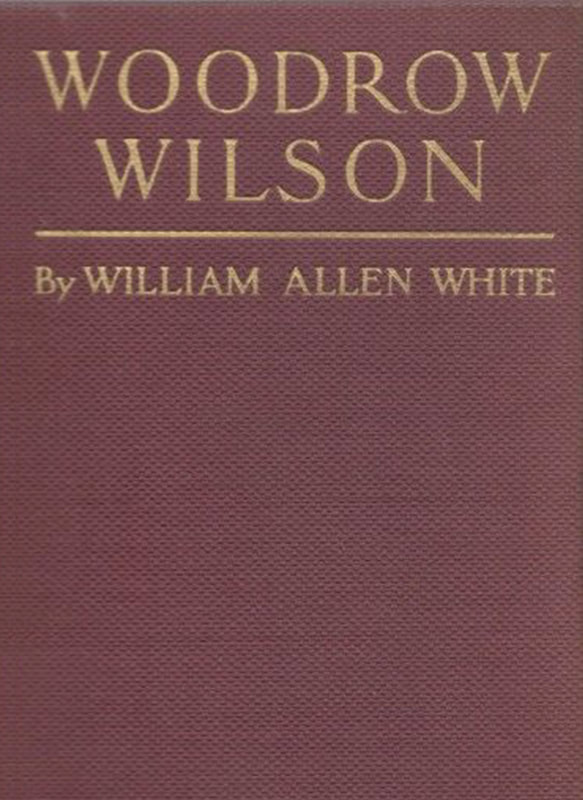 A high-quality image of the front cover of William Allen White's 
