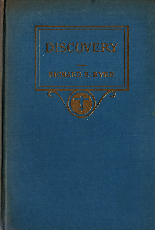 High quality image of the front cover of Admiral Richard E. Byrd's book, 