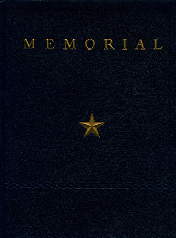 Image of front cover of the Poughkeepsie Memorial Dedication Program.