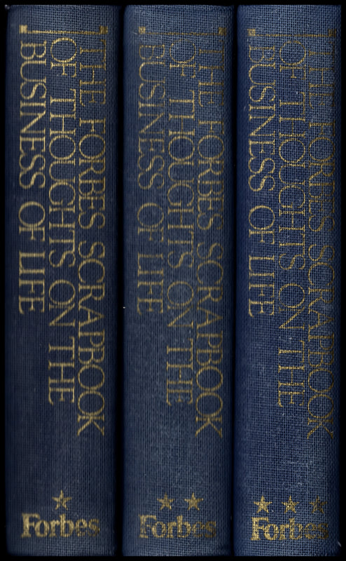 Image of three-volume set of Forbes Magazine's 
