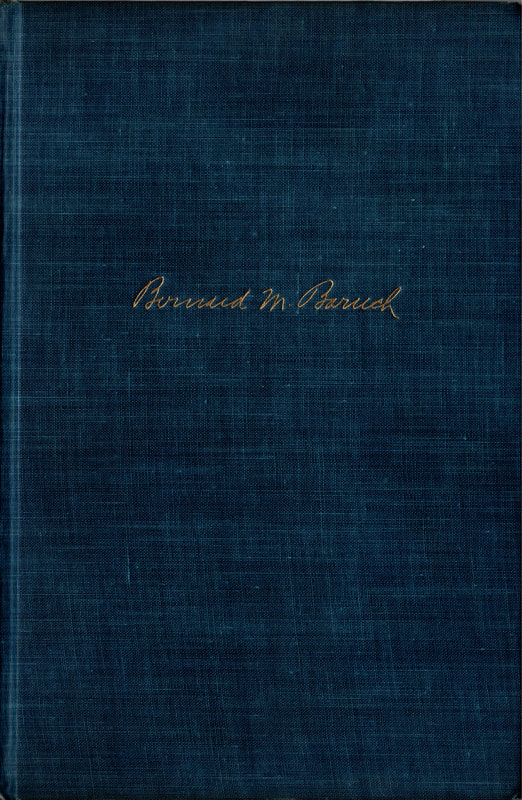 Picture of the front cover of Bernard M. Baruch's 
