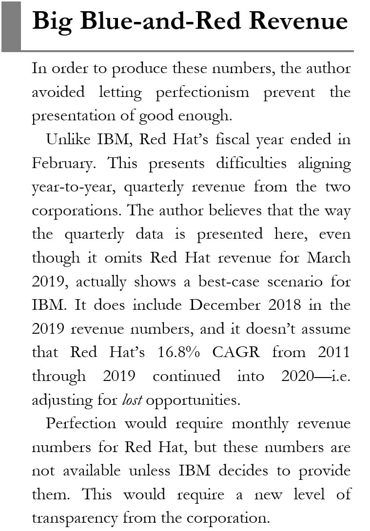 Sidebar showing Peter E. Greulich's calculations for IBM's 