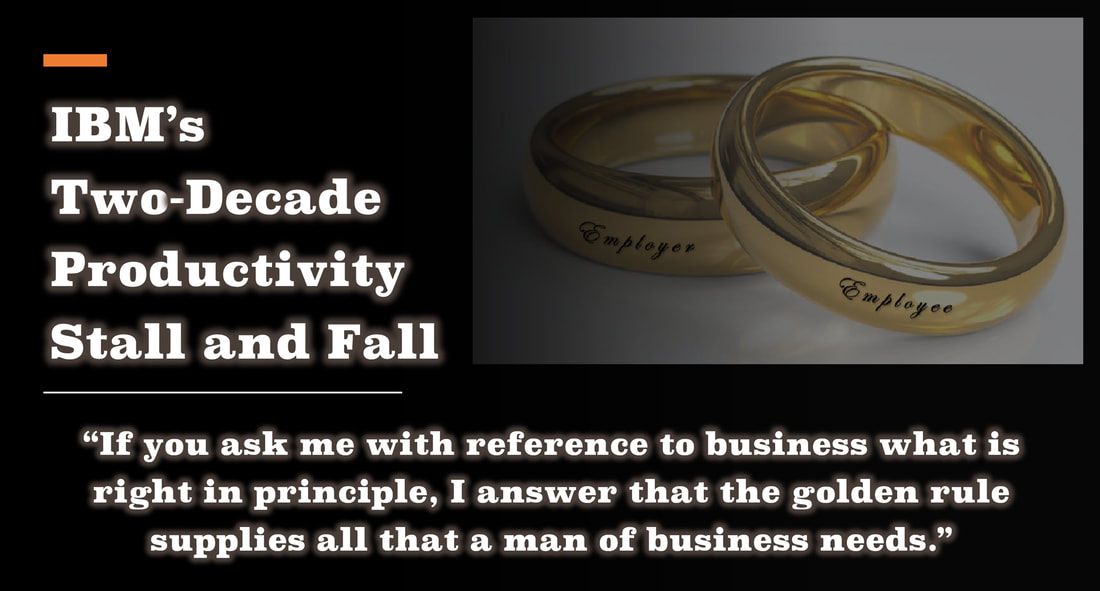 Picture of two golden rings (employee and employer) and The Golden Rule.