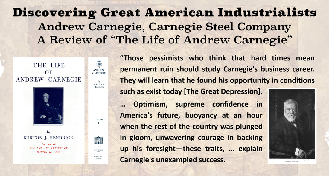 Slide showing images of Andrew Carnegie and front cover of 