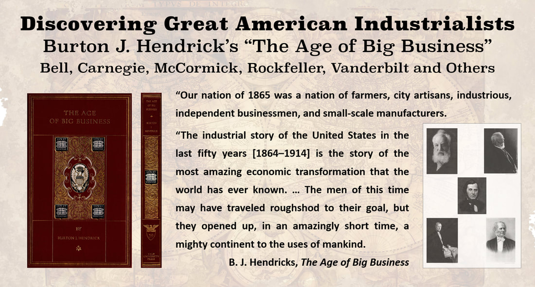 Slide showing images of the cover of Burton J. Hendrick's book, 