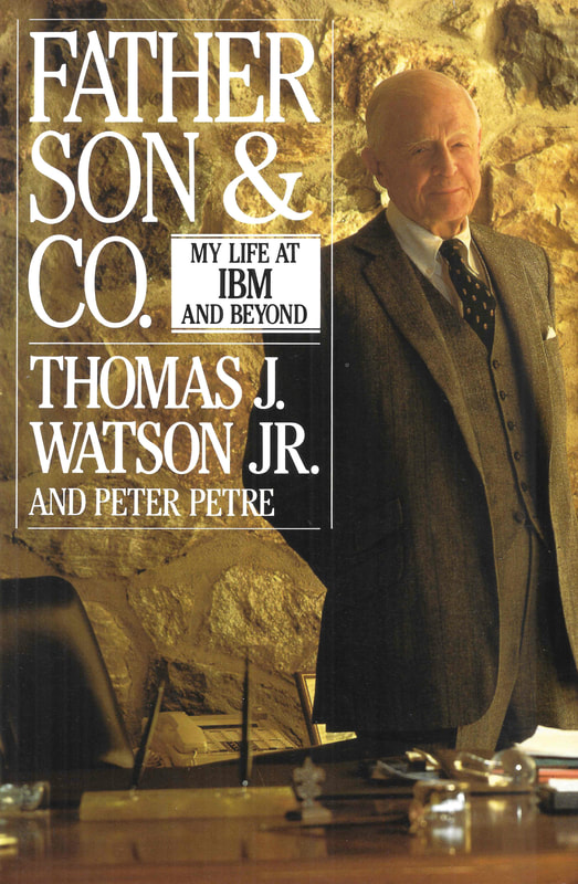 Picture of the front cover of Thomas J. Watson Jr.'s 