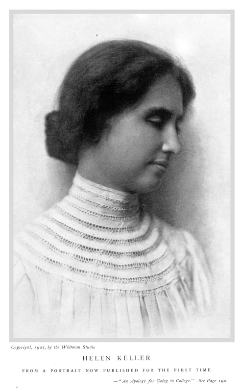 Picture of Helen Keller from McClure's Magazine in October 1905.