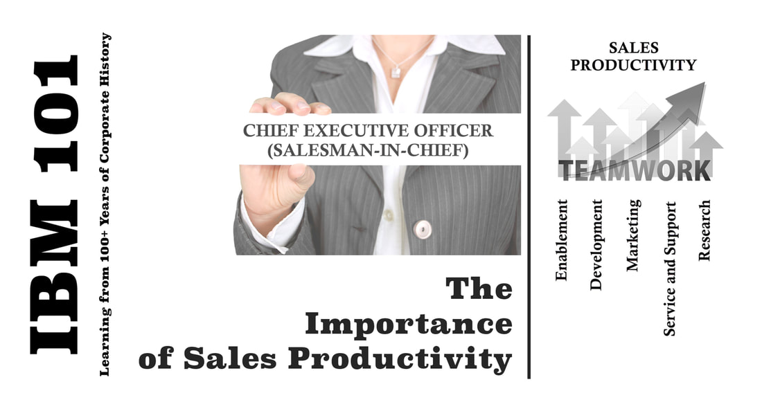 High quality image of IBM 101: The Importance of Sales Productivity.