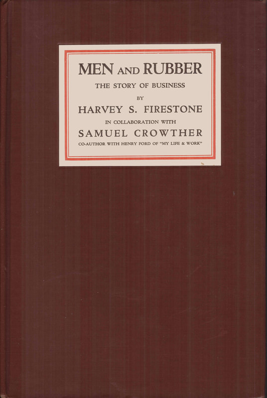 Picture of the front cover of Harvey S. Firestone's 