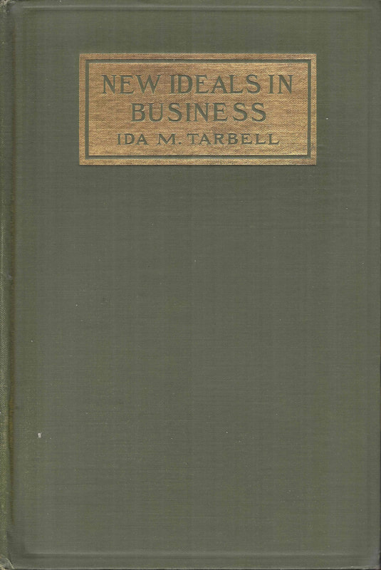 Picture of front cover of Ida M. Tarbell's book, 