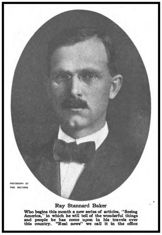 Picture of Ray Stannard Baker from McClure's Magazine, 1914.