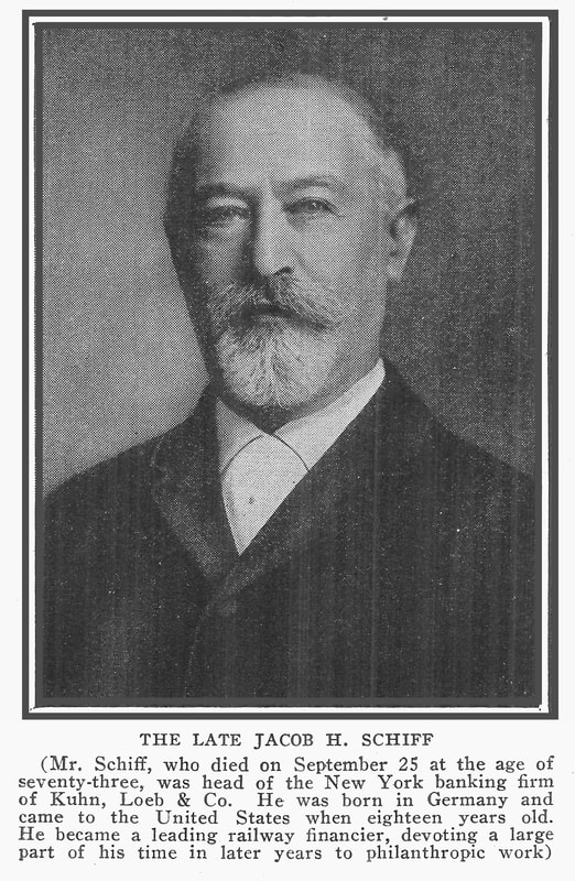 Jacob H. Schiff from Review of Reviews 1920.