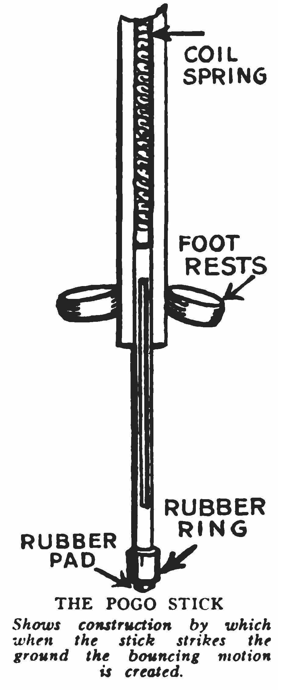 Image of pogo stick contrasting with three-legged stool needed to get through the coronavirus epidemic.