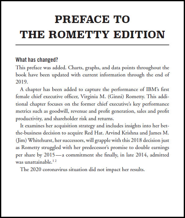 Image of Preface from THINK Again!: The Rometty Edition.