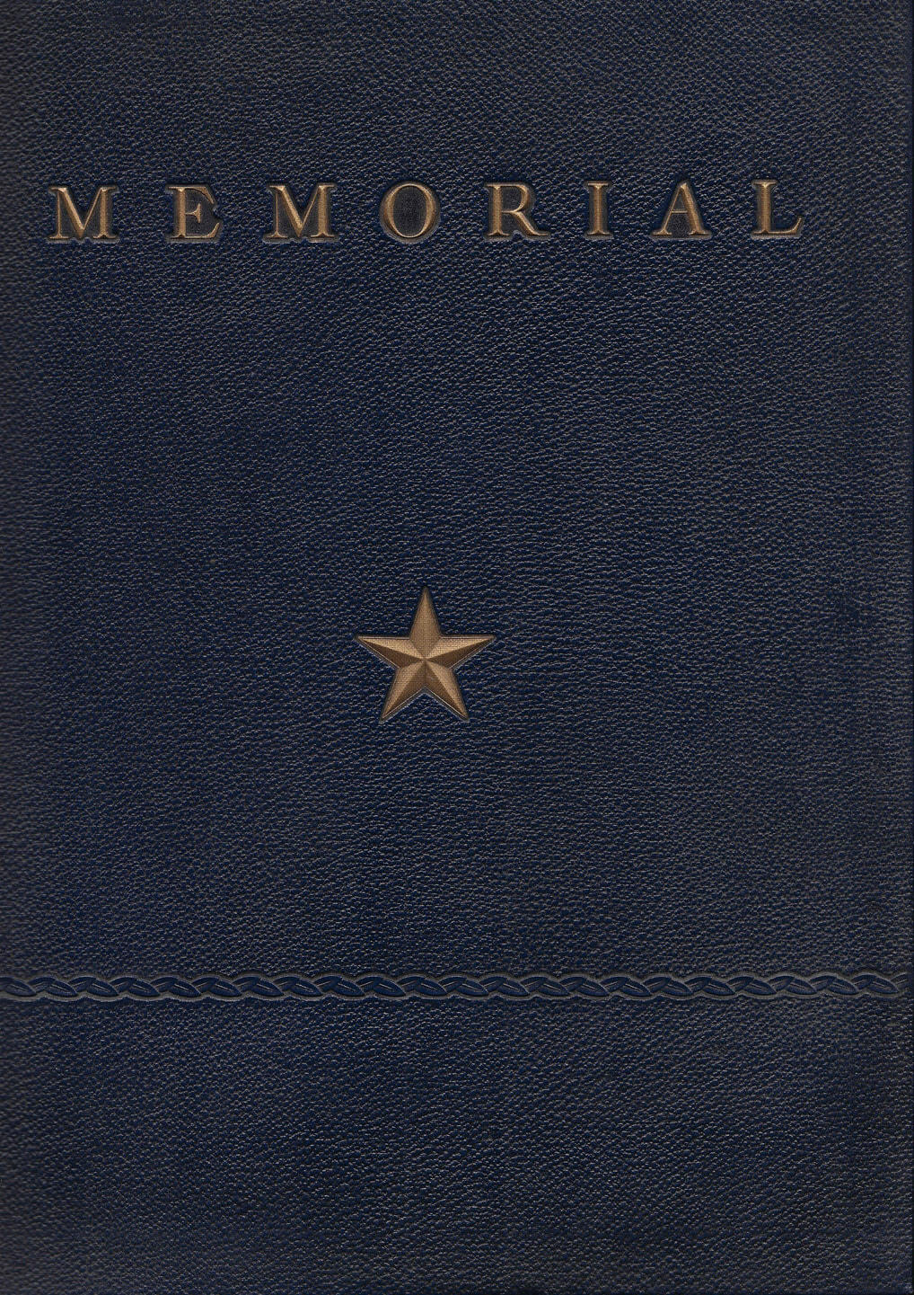 Image of front cover of the Endicott Memorial Dedication Program.