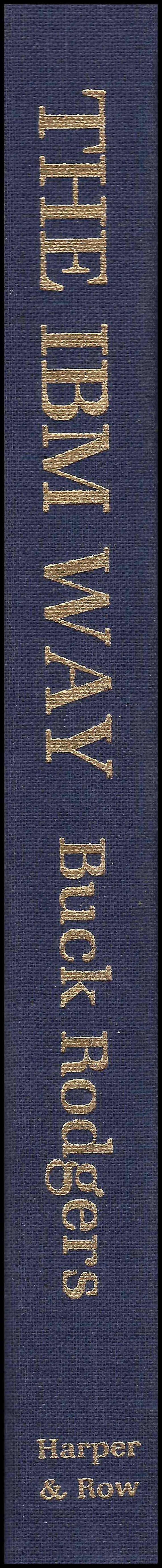 Image of spine of F. G. (Buck) Rodgers, 