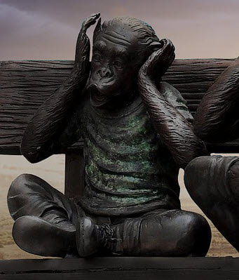 Image of see-no-evil monkey